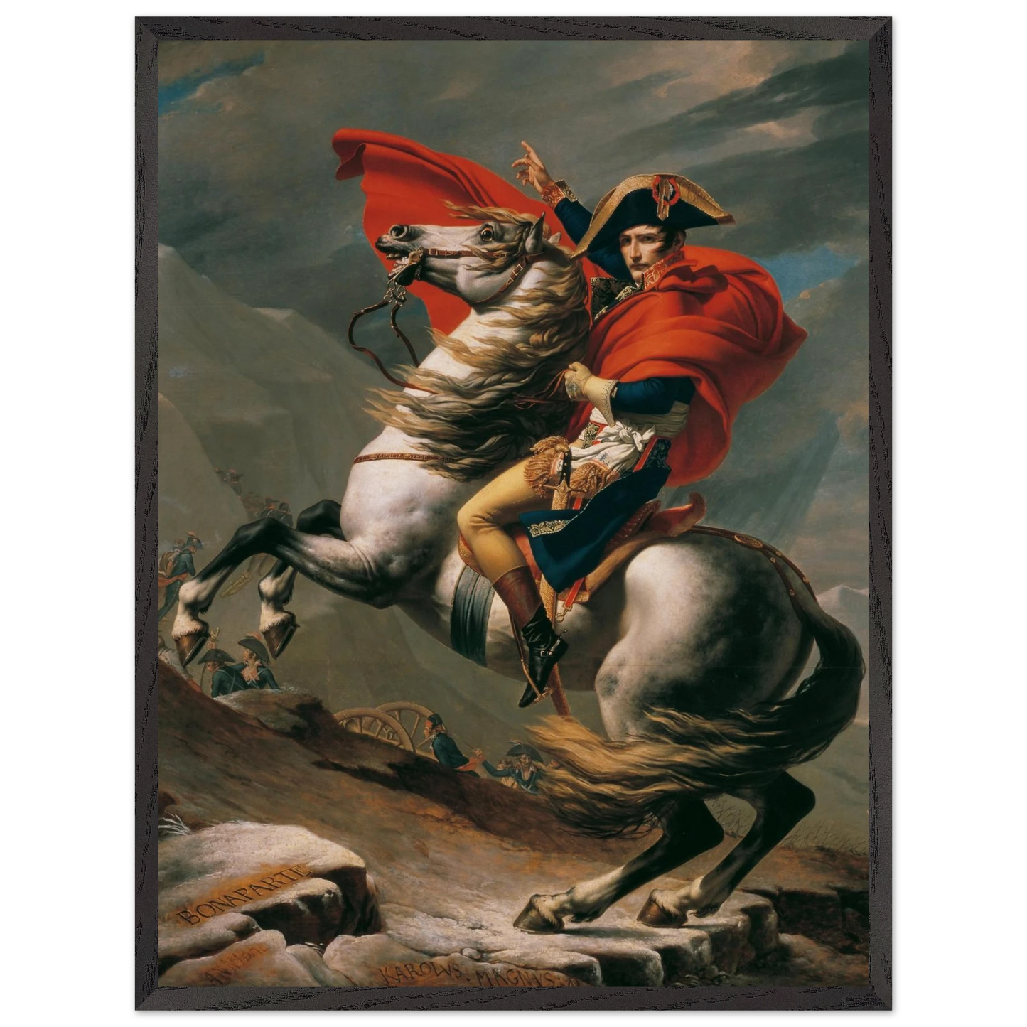 Bonaparte franchissant le Grand-Saint-Bernard — Caspar David Friedrich — Reproduction art classique — Melanchromia