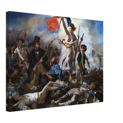 Reproduction du tableau "La Liberté guidant le peuple" de Eugène Delacroix — impression d'art Melanchromia