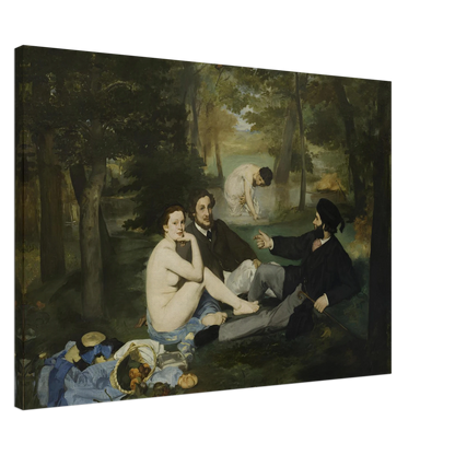 Reproduction du tableau "Le Déjeuner sur l'herbe (titre original : Le Bain)" de Édouard Manet — impression d'art Melanchromia