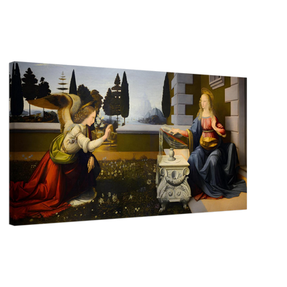 Reproduction du tableau "L'Annonciation" de Léonard de Vinci — impression d'art Melanchromia