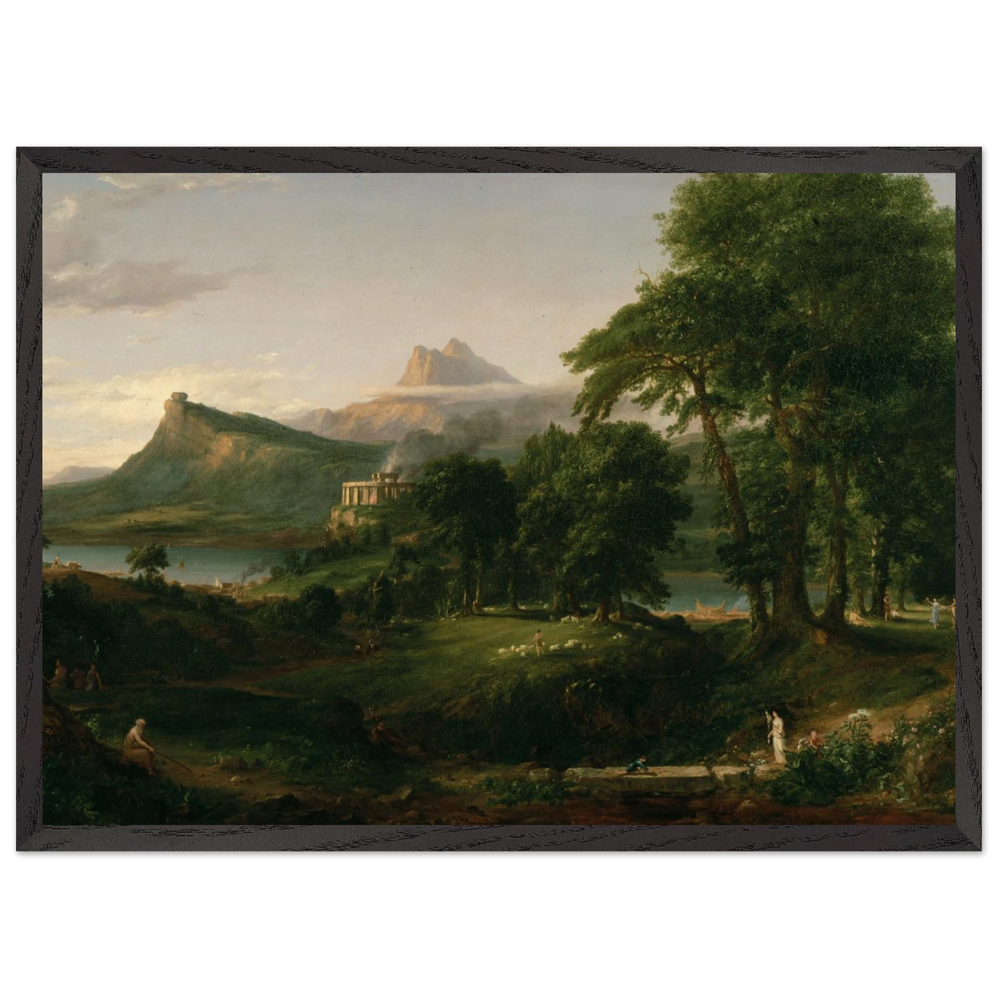 L'État Arcadien — Thomas Cole — Reproduction art classique — Melanchromia