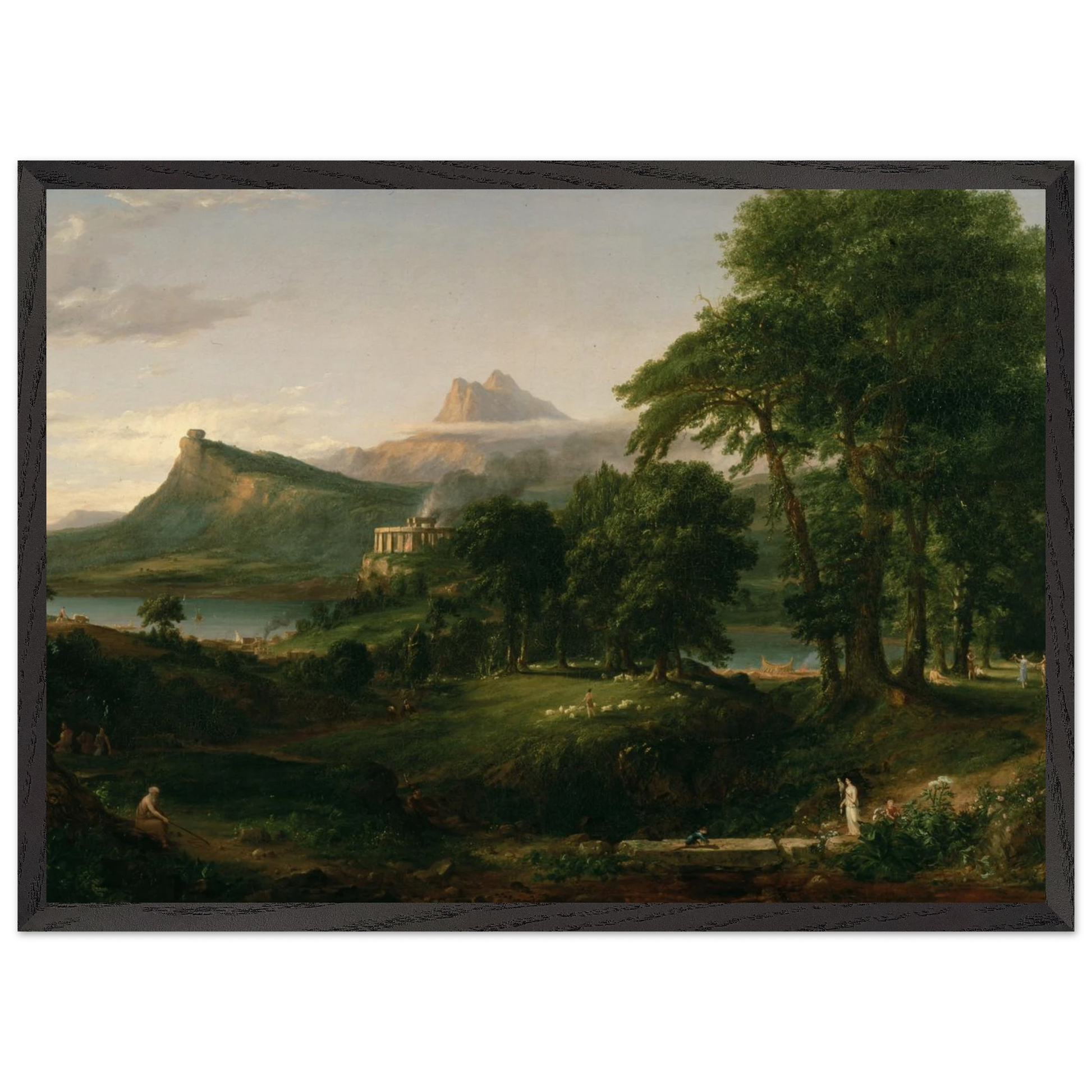 L'État Arcadien — Thomas Cole — Reproduction art classique — Melanchromia