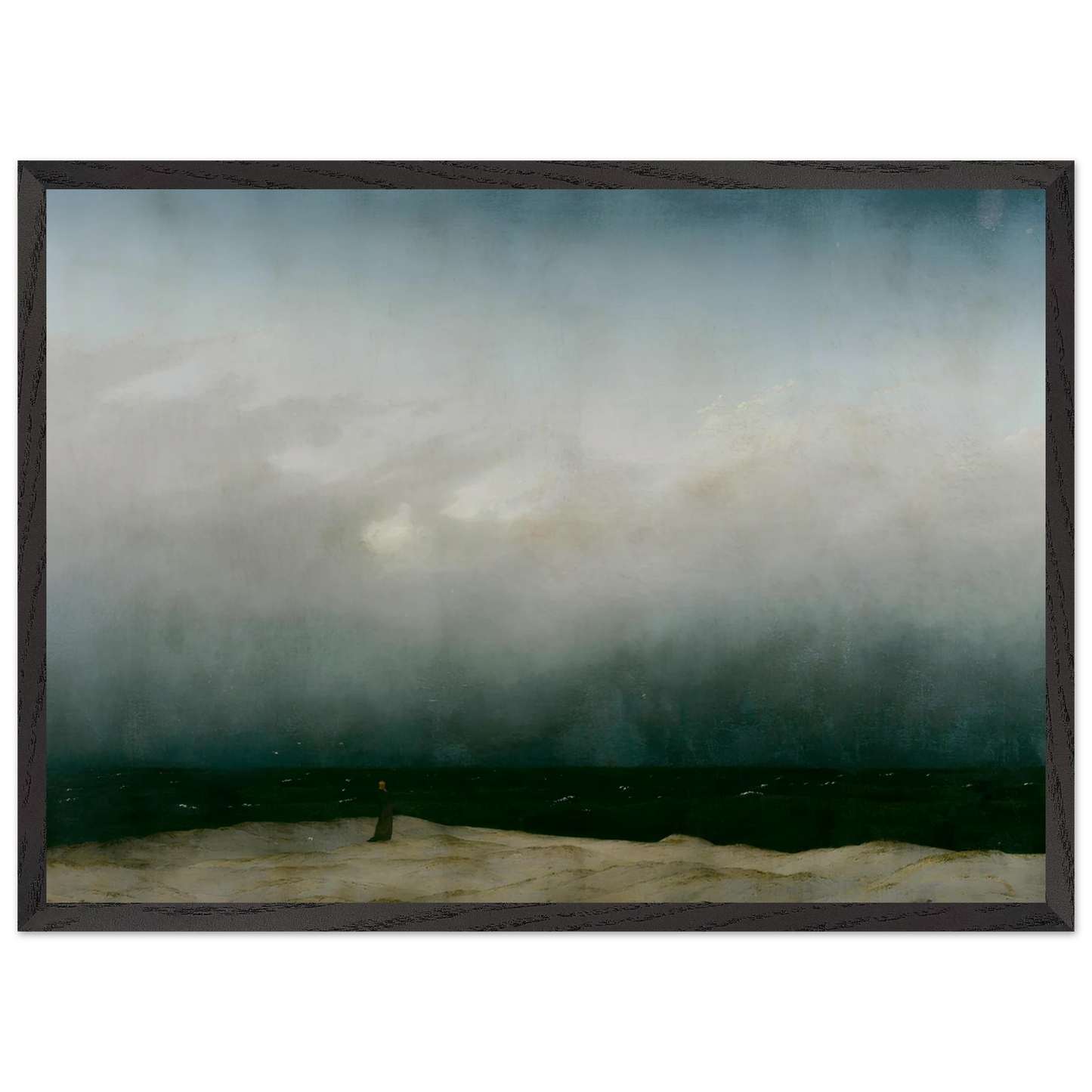 Reproduction du tableau "Le Moine au bord de la mer" de Caspar David Friedrich — impression d'art Melanchromia