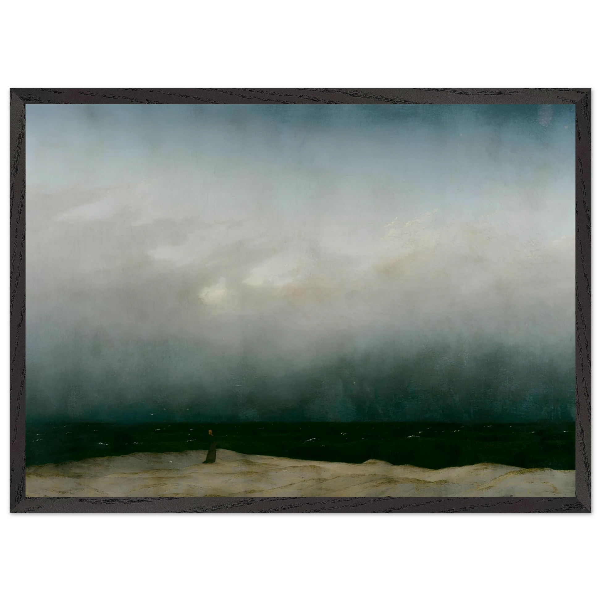 Reproduction du tableau "Le Moine au bord de la mer" de Caspar David Friedrich — impression d'art Melanchromia