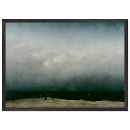Reproduction du tableau "Le Moine au bord de la mer" de Caspar David Friedrich — impression d'art Melanchromia