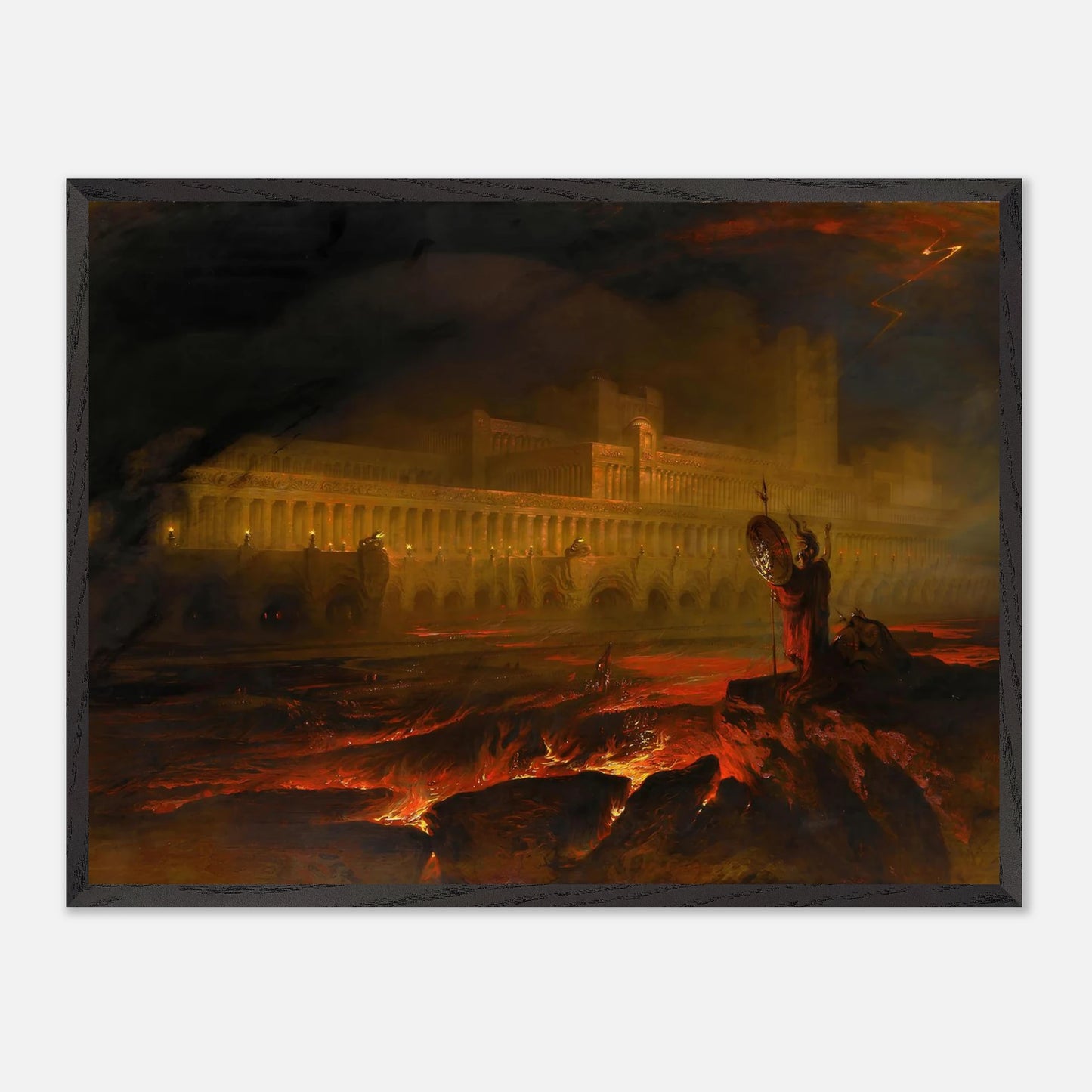 Reproduction du tableau "Le Pandemonium" de John Martin — impression d'art Melanchromia