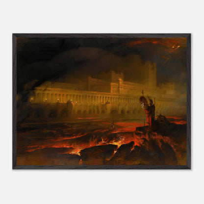 Reproduction du tableau "Le Pandemonium" de John Martin — impression d'art Melanchromia