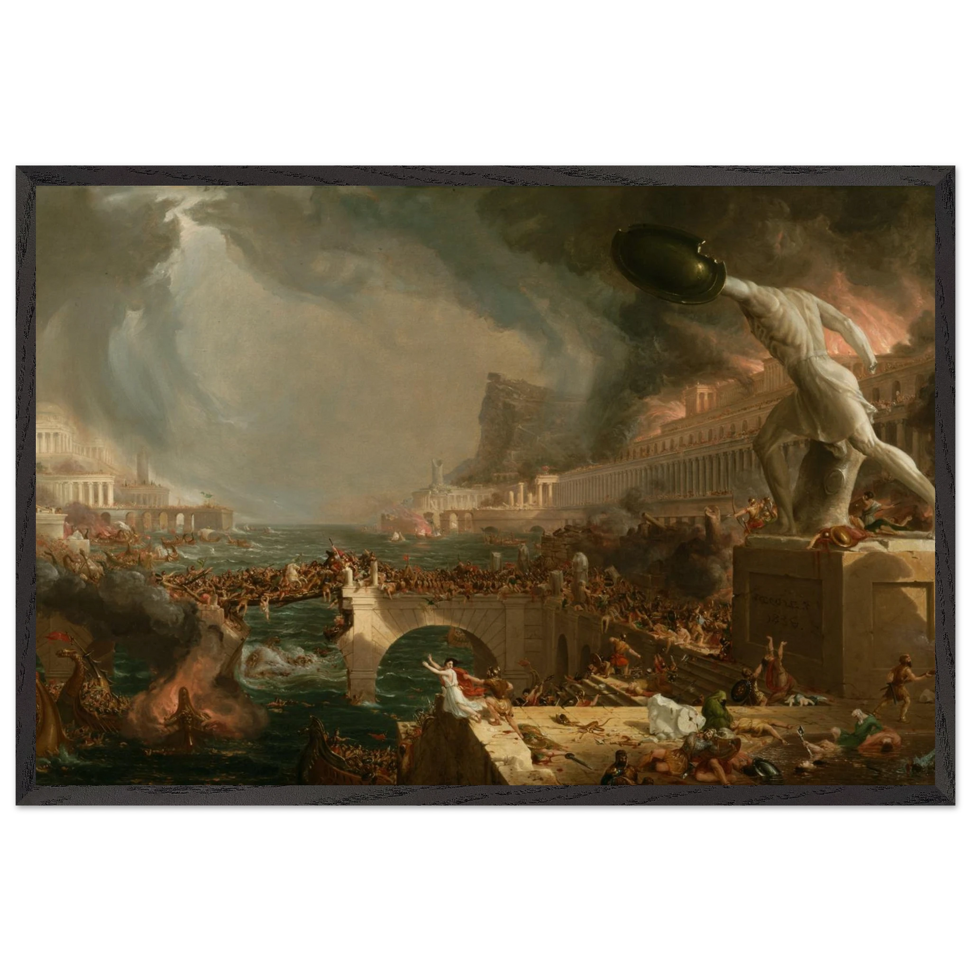 La Destruction — Thomas Cole — Reproduction art classique — Melanchromia