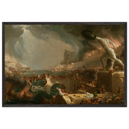 La Destruction — Thomas Cole — Reproduction art classique — Melanchromia