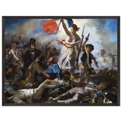 Reproduction du tableau "La Liberté guidant le peuple" de Eugène Delacroix — impression d'art Melanchromia