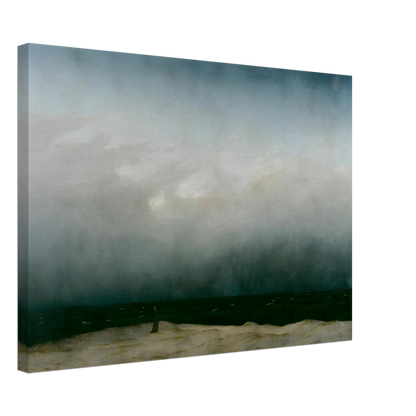Le Moine au bord de la mer — Caspar David Friedrich — Reproduction art classique — Melanchromia