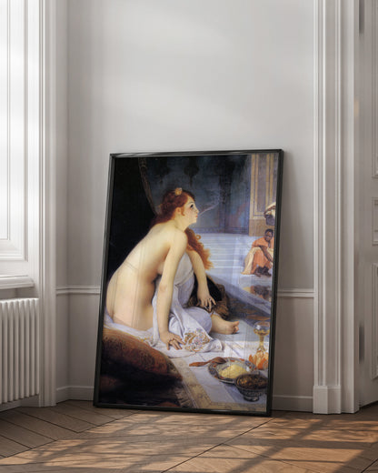 Reproduction du tableau "L'Esclave blanche" de Jean-Jules-Antoine Lecomte du Nouÿ — impression d'art Melanchromia