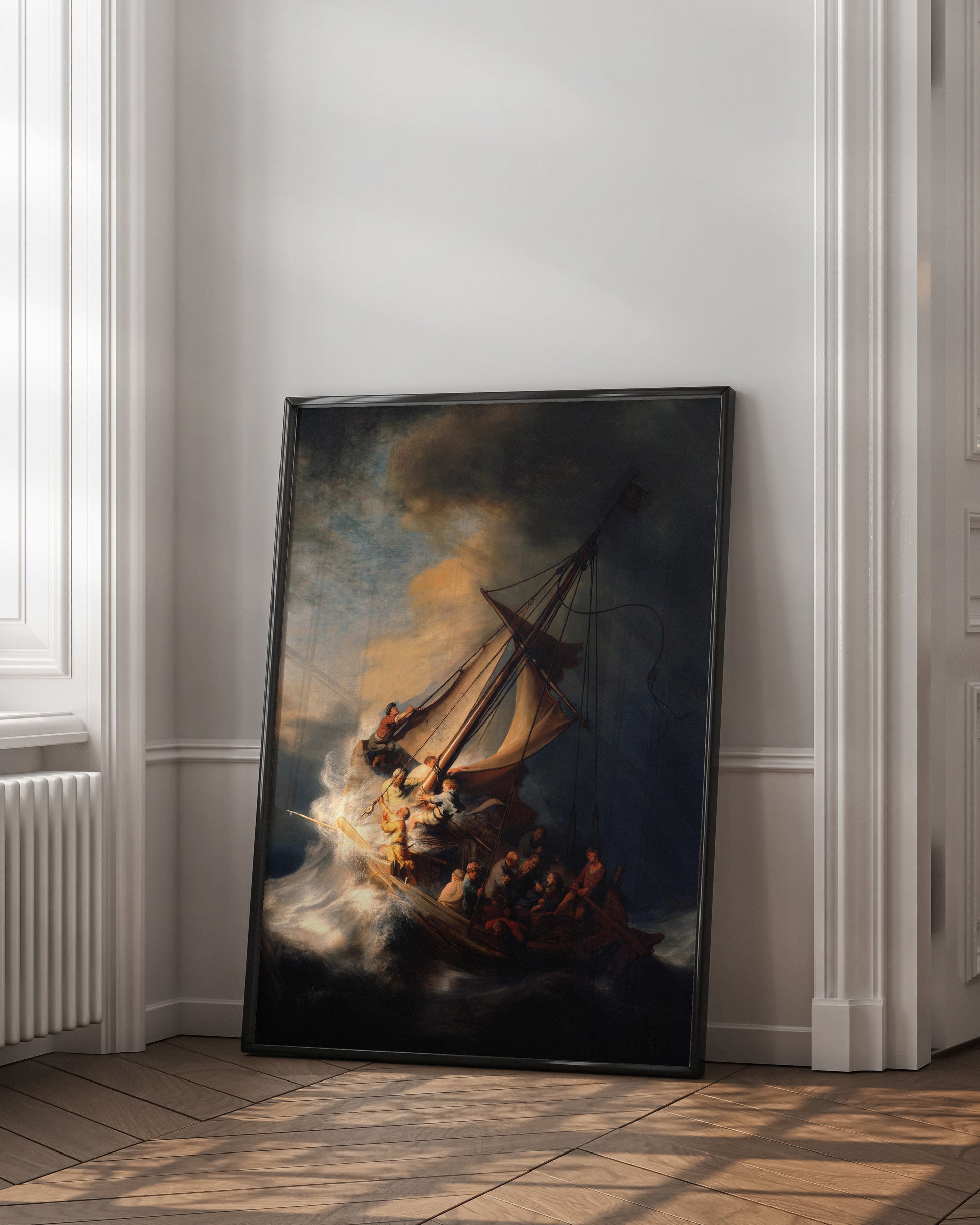 Le Christ dans la tempête sur la mer de Galilée — Rembrandt — Reproduction art classique — Melanchromia