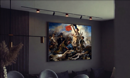 Reproduction du tableau "La Liberté guidant le peuple" de Eugène Delacroix — impression d'art Melanchromia