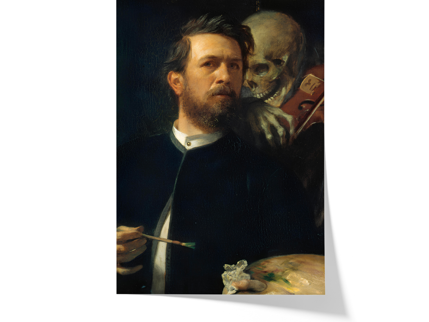 Autoportrait avec la Mort jouant du violon