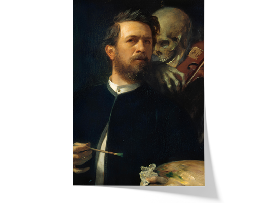 Autoportrait avec la Mort jouant du violon