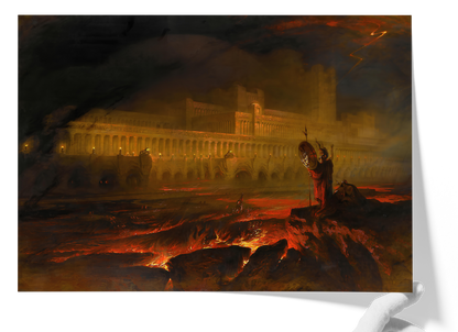 Reproduction du tableau "Le Pandemonium" de John Martin — impression d'art Melanchromia