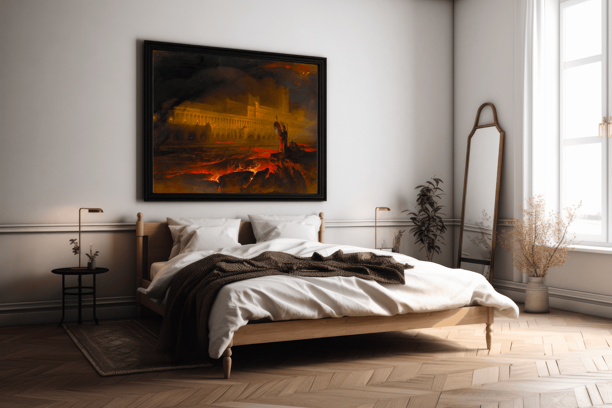 Reproduction du tableau "Le Pandemonium" de John Martin — impression d'art Melanchromia