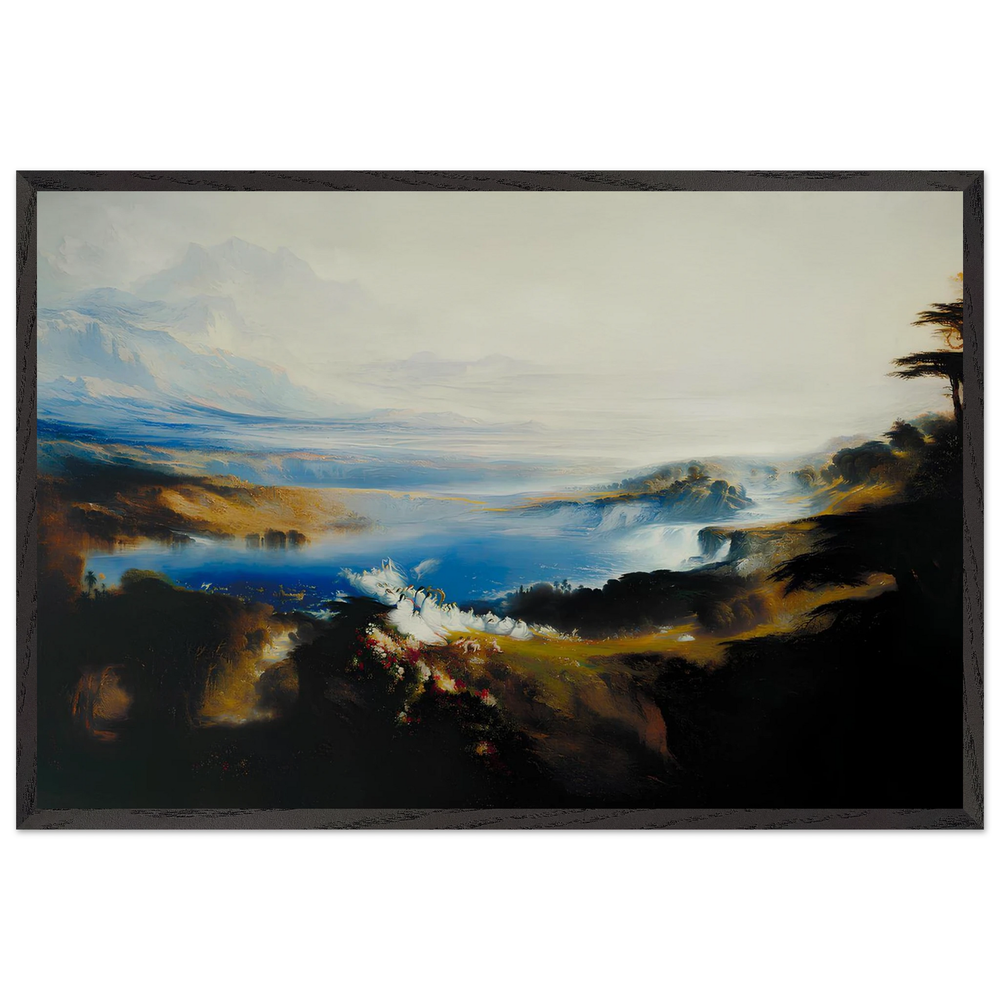 Les Plaines du Paradis — John Martin — Reproduction art classique — Melanchromia