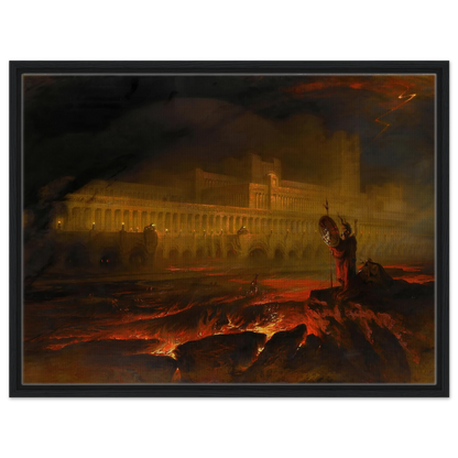 Reproduction du tableau "Le Pandemonium" de John Martin — impression d'art Melanchromia