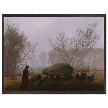 Reproduction du tableau "Promenade au Crépuscule" de Caspar David Friedrich — impression d'art Melanchromia