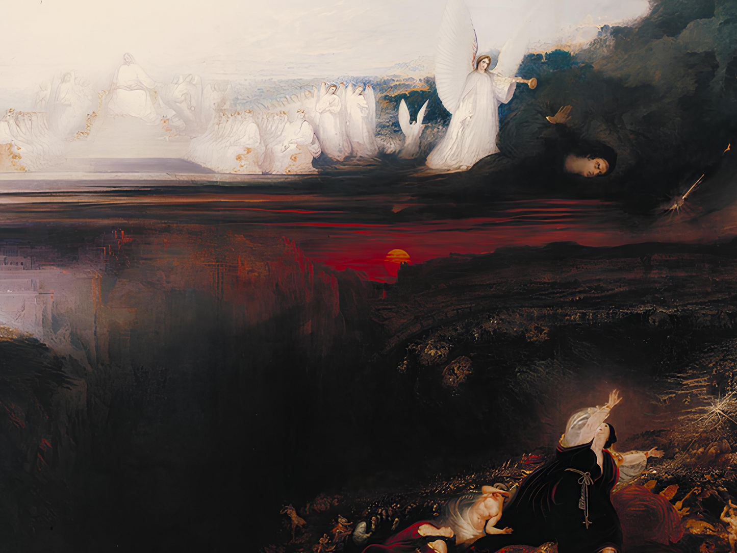 Reproduction du tableau "Le Jugement Dernier" de John Martin — impression d'art Melanchromia