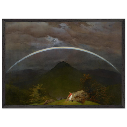 Reproduction du tableau "Paysage de montagne avec arc-en-ciel" de Caspar David Friedrich — impression d'art Melanchromia