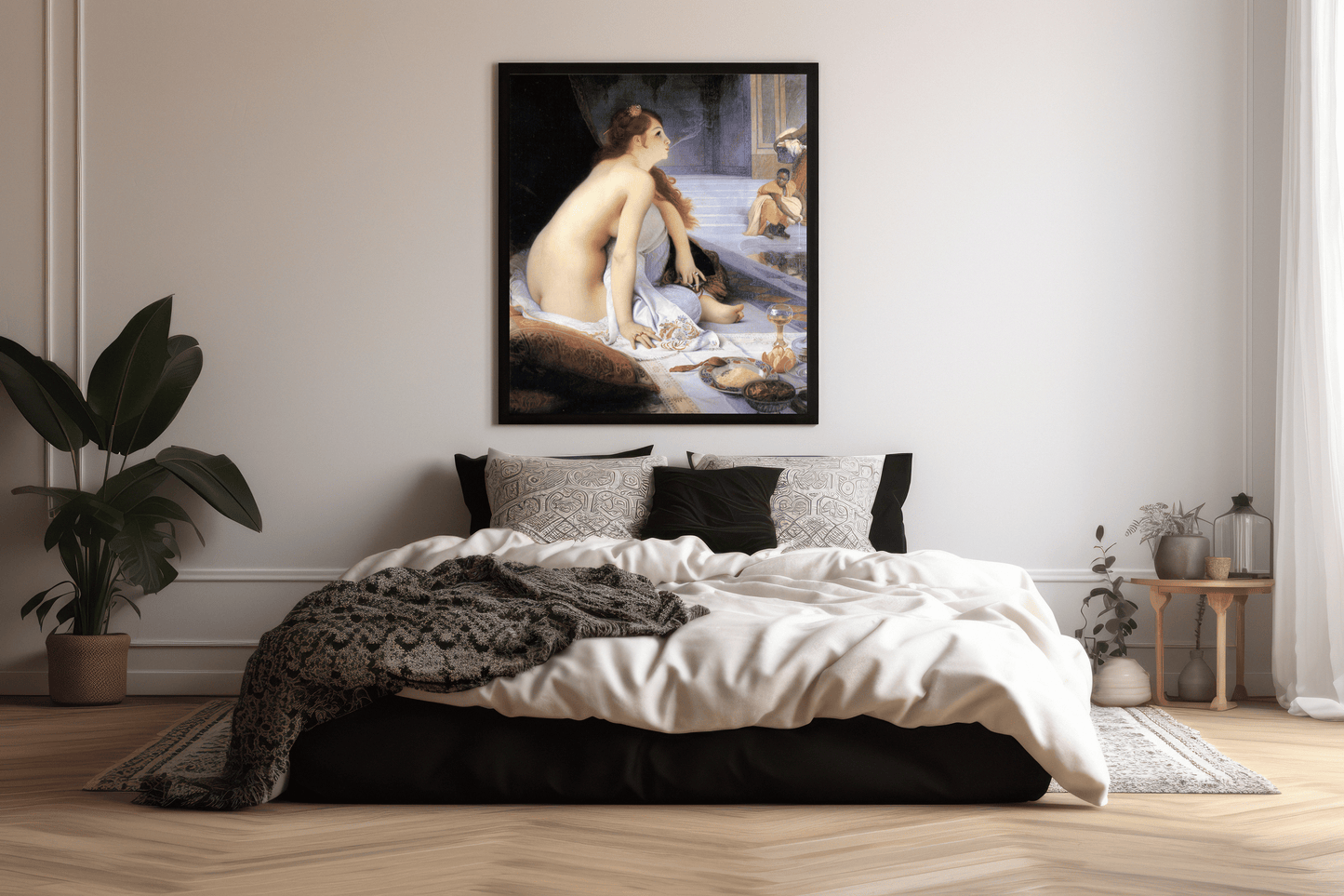 Reproduction du tableau "L'Esclave blanche" de Jean-Jules-Antoine Lecomte du Nouÿ — impression d'art Melanchromia