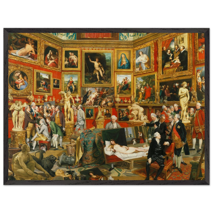 Reproduction du tableau "La Tribune des Offices" de Johann Zoffany — impression d'art Melanchromia