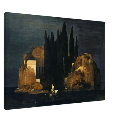 Reproduction du tableau "L'Île des morts (3e version)" de Arnold Böcklin — impression d'art Melanchromia
