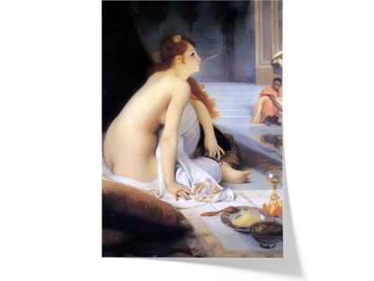 Reproduction du tableau "L'Esclave blanche" de Jean-Jules-Antoine Lecomte du Nouÿ — impression d'art Melanchromia
