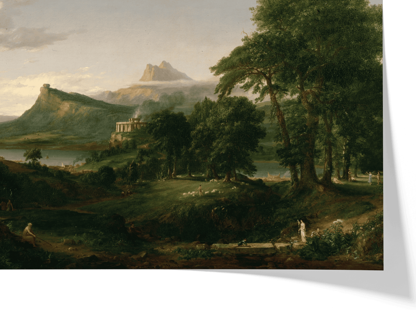 L'État Arcadien — Thomas Cole — Reproduction art classique — Melanchromia