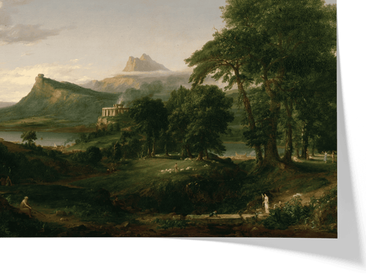 L'État Arcadien — Thomas Cole — Reproduction art classique — Melanchromia