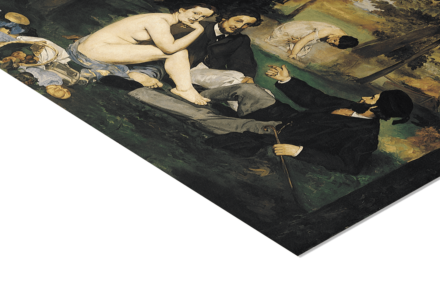 Reproduction du tableau "Le Déjeuner sur l'herbe (titre original : Le Bain)" de Édouard Manet — impression d'art Melanchromia
