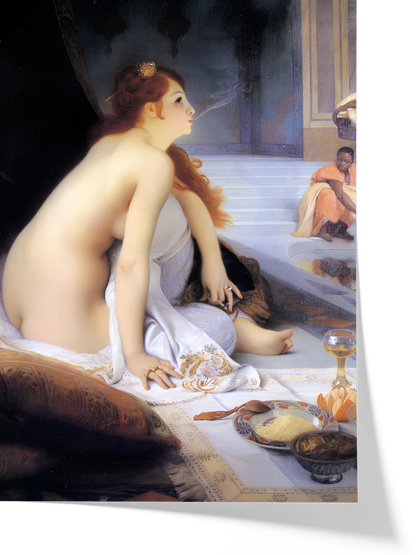 Reproduction du tableau "L'Esclave blanche" de Jean-Jules-Antoine Lecomte du Nouÿ — impression d'art Melanchromia