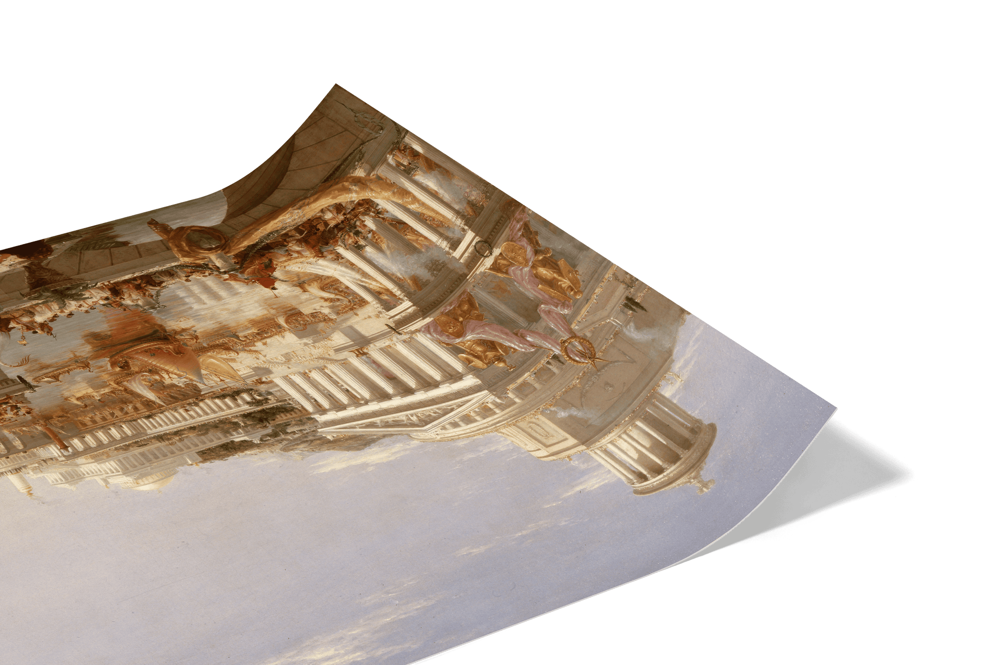 Reproduction du tableau "Le Cours de l'Empire : L'Apogée" de Thomas Cole — impression d'art Melanchromia