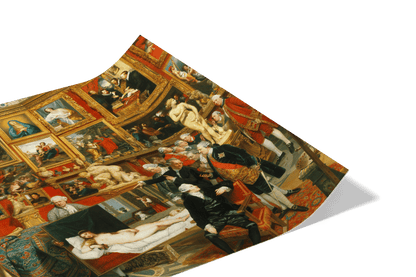 Reproduction du tableau "La Tribune des Offices" de Johann Zoffany — impression d'art Melanchromia