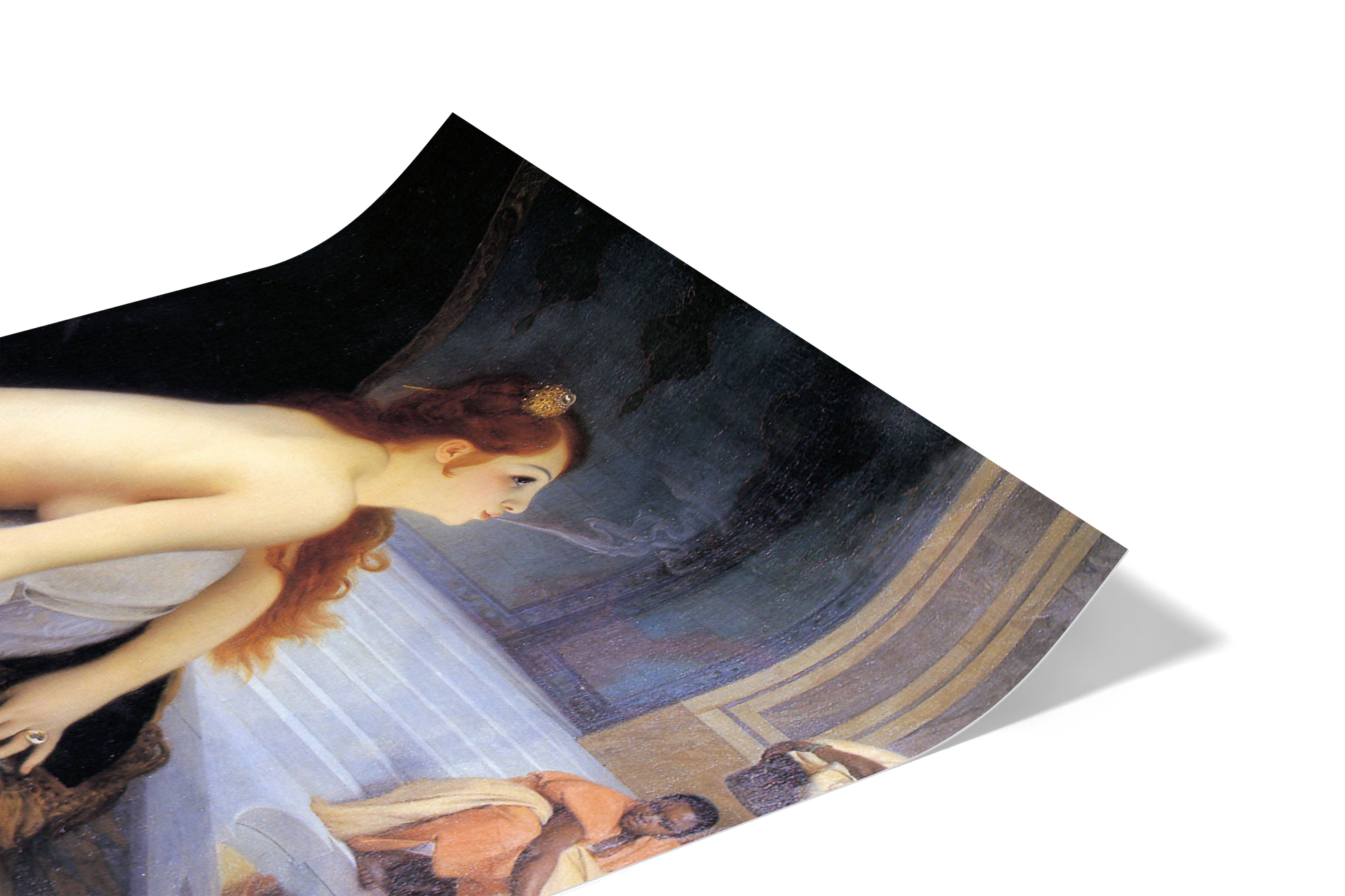Reproduction du tableau "L'Esclave blanche" de Jean-Jules-Antoine Lecomte du Nouÿ — impression d'art Melanchromia