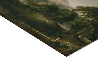 Reproduction du tableau "Le Cours de l'Empire : L'État Arcadien" de Thomas Cole — impression d'art Melanchromia