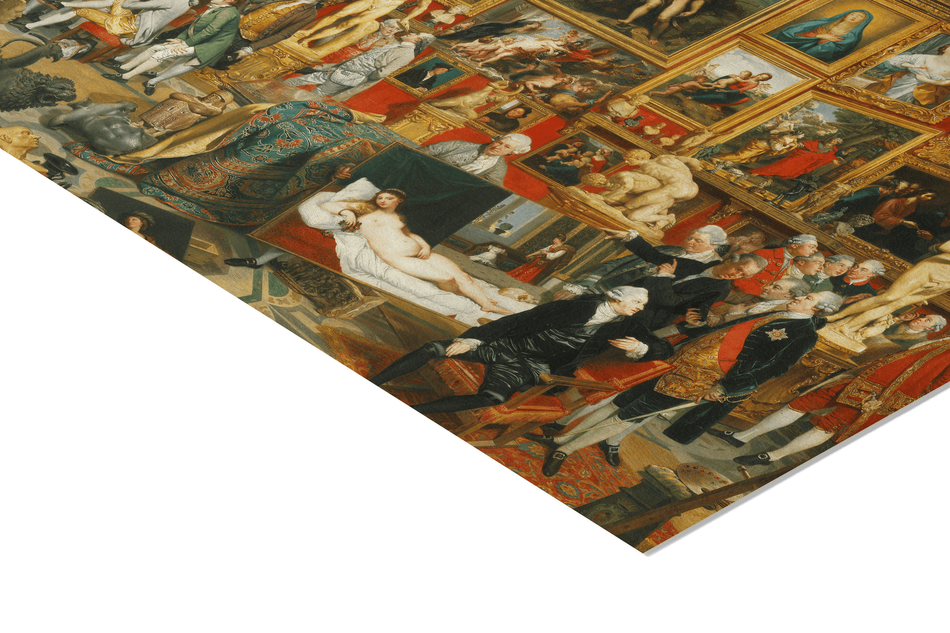 Reproduction du tableau "La Tribune des Offices" de Johann Zoffany — impression d'art Melanchromia