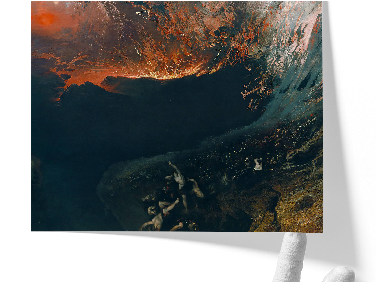 Reproduction du tableau "Le Grand Jour de sa Colère" de John Martin — impression d'art Melanchromia