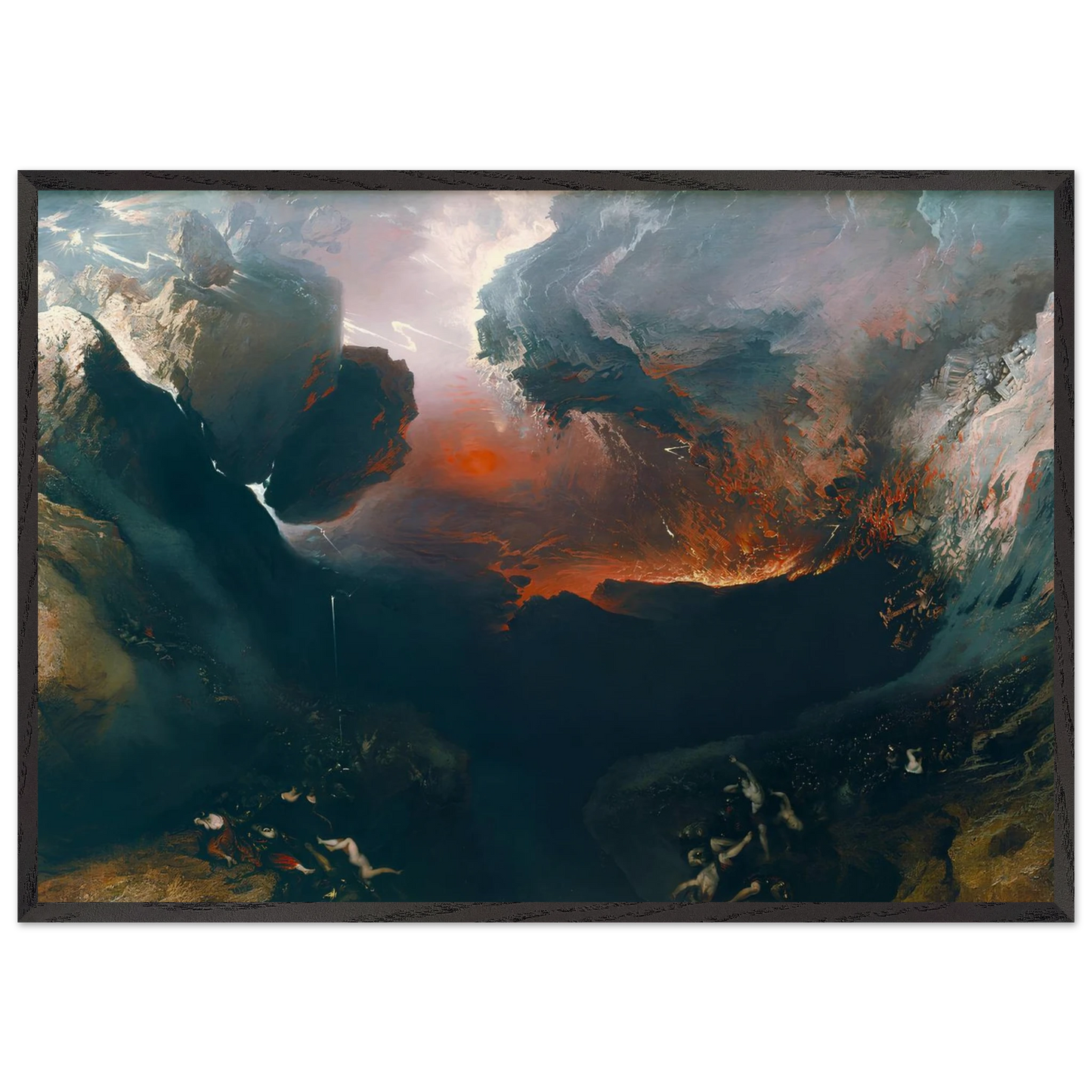 Reproduction du tableau "Le Grand Jour de sa Colère" de John Martin — impression d'art Melanchromia