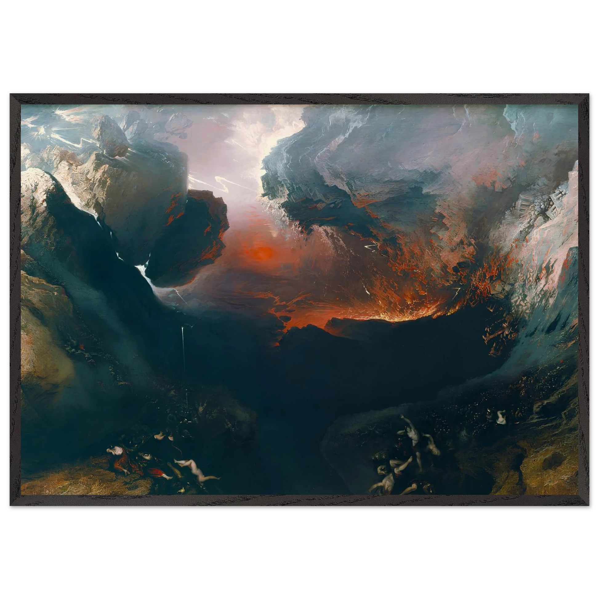 Reproduction du tableau "Le Grand Jour de sa Colère" de John Martin — impression d'art Melanchromia