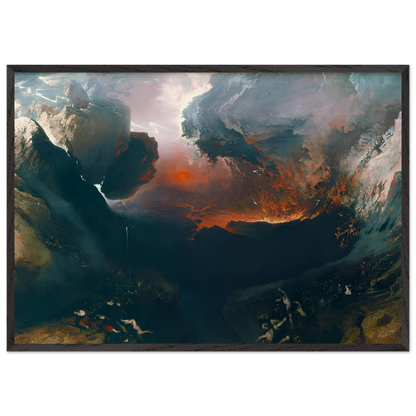 Reproduction du tableau "Le Grand Jour de sa Colère" de John Martin — impression d'art Melanchromia