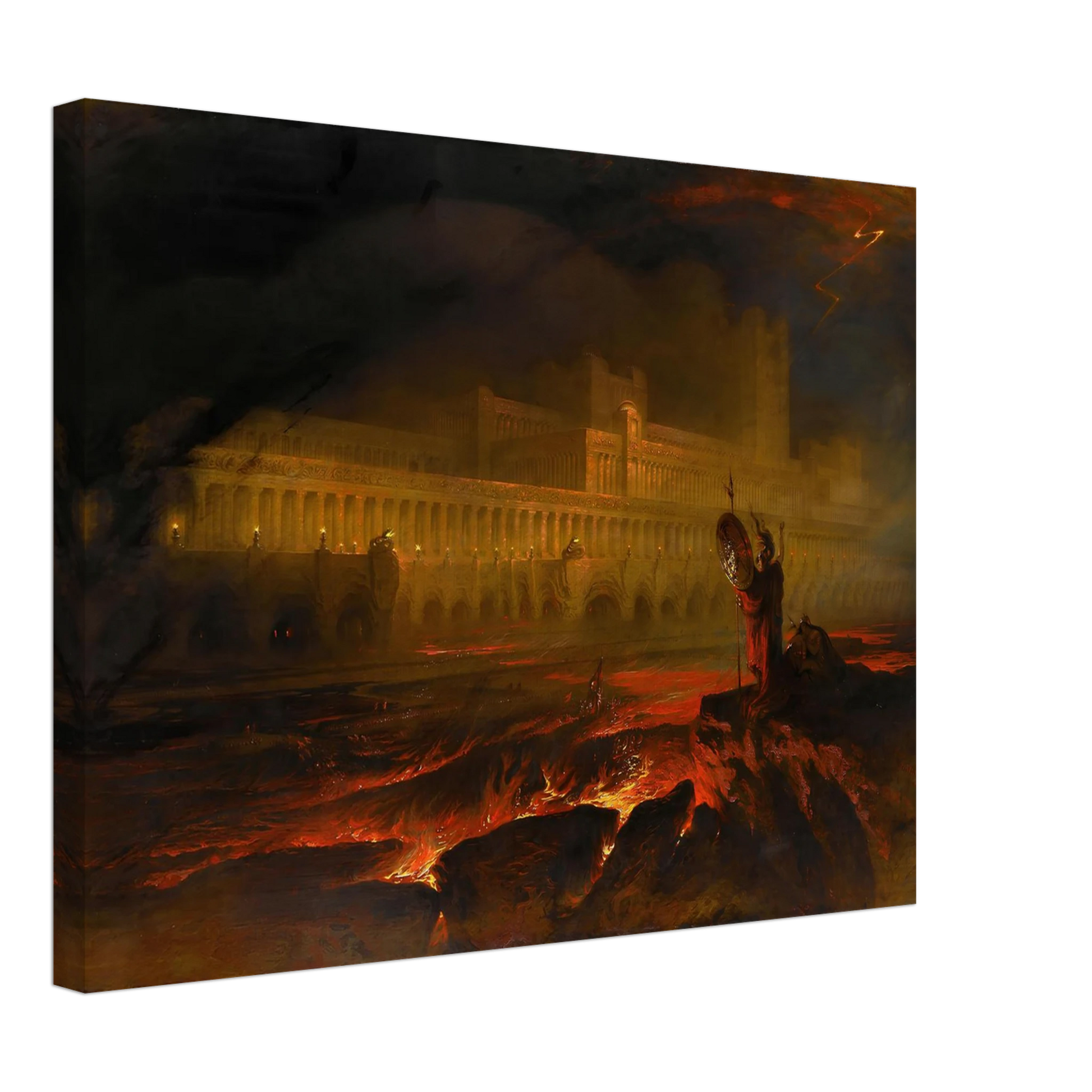 Reproduction du tableau "Le Pandemonium" de John Martin — impression d'art Melanchromia