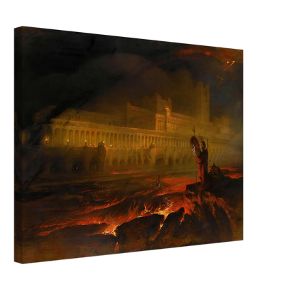 Reproduction du tableau "Le Pandemonium" de John Martin — impression d'art Melanchromia