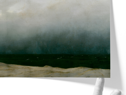 Reproduction du tableau "Le Moine au bord de la mer" de Caspar David Friedrich — impression d'art Melanchromia