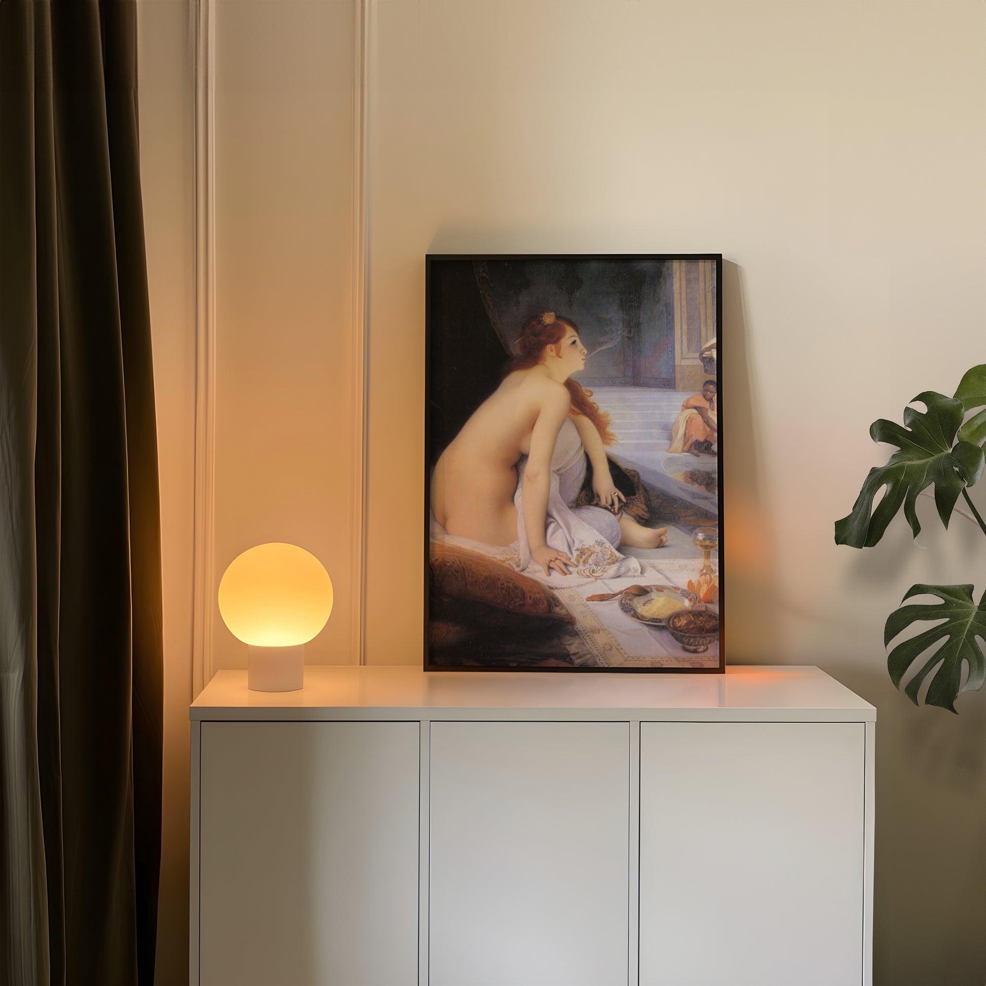 Reproduction du tableau "L'Esclave blanche" de Jean-Jules-Antoine Lecomte du Nouÿ — impression d'art Melanchromia
