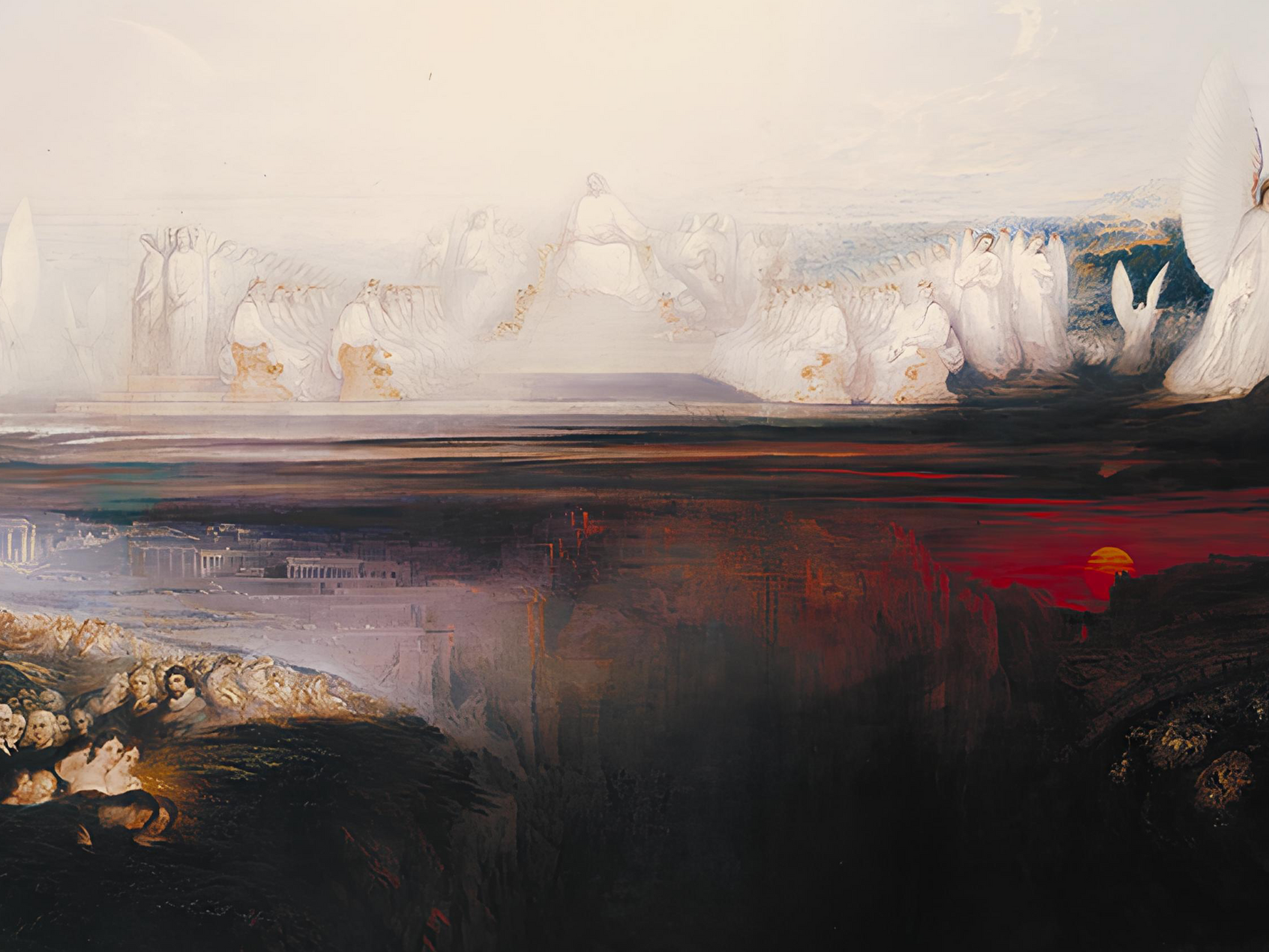 Reproduction du tableau "Le Jugement Dernier" de John Martin — impression d'art Melanchromia