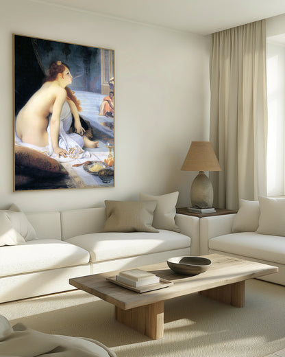 Reproduction du tableau "L'Esclave blanche" de Jean-Jules-Antoine Lecomte du Nouÿ — impression d'art Melanchromia